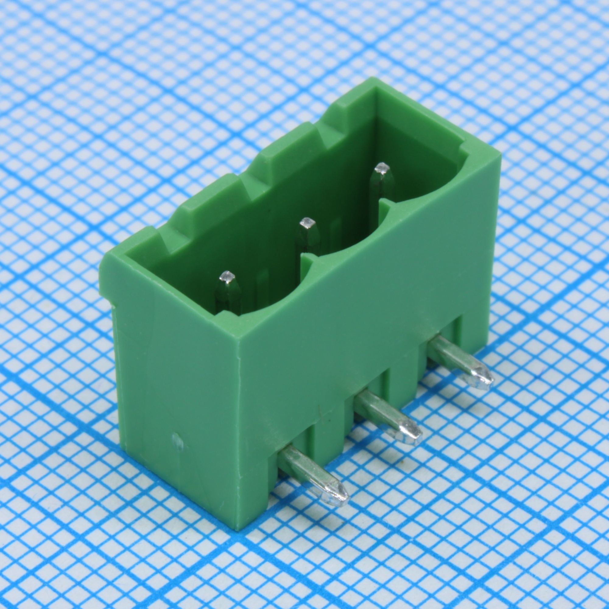 2EDGRC-5.0-03P-14-100A(H) - Разъемный клеммный блок на плату, 3 контакта. Серия 2EDGRC-5.0