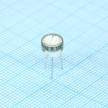 PV32H102A01B00 - Потенциометр керметный 1кОм 0.5Вт монтаж в отверстие