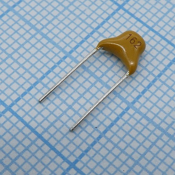 TS170R1H162JSBNB0R - Конденсатор керамический многослойный 1600пФ 50В NPO ±5% радиальный 5.08мм 125°C россыпь