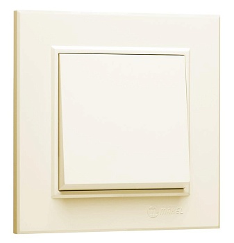 Выключатель 1-кл. СП Karea 10А IP20 крем. 56010001