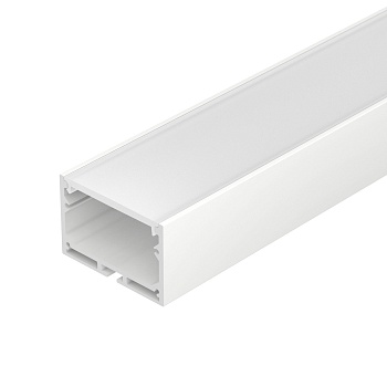 Профиль с экраном SL-LINE-4932-2500 WHITE+OPAL 036304 - Комплект с экраном. Алюминиевый профиль для светодиодных лент и линеек. Цвет - белый RAL9003 (порошковая окраска). Габаритные размеры (LхWхH): 2500x49x32 мм. Ширина площадки для ленты 38 мм. Заглушки