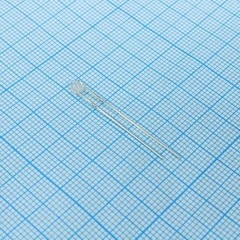 FYL-1804PGC1A - Светодиод 1,8мм красный ультра, прозрачный 520нм 2600мКд 40°