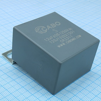 125J132D21201 - Конденсатор металлоплёночный полипропиленовый снабберный 1,2 мкФ 10%, 1250 В dc, 17 A, 42*30*45 мм