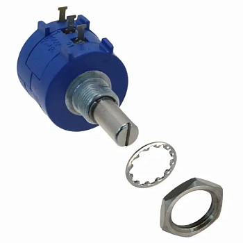 3590S-2-103L - Потенциометр 10кОм 2Вт линейный, IP40, вал 6.34мм