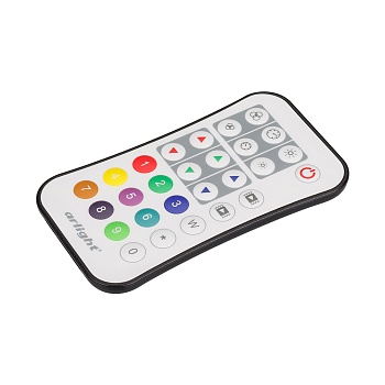 Пульт SMART-SPI (1 зона, 2.4G) 032622 - Кнопочный радиопульт 2.4 ГГц, белый корпус, для управления SPI контроллером SMART. 1 зона управления. Питание 3VDC (CR2032). Габариты 107x58.5x9 мм. Изготовлен из пластика с покрытием, защищающим от загрязнения. Упр