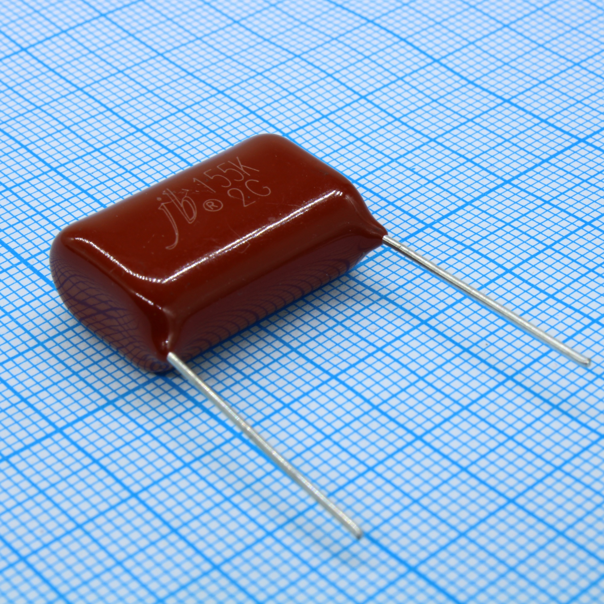 JFB02G155K225000B - Конденсатор металлоплёночный полиэтилентерефталатный 1.5мкФ 400В ±10% шаг выводов 22.5мм
