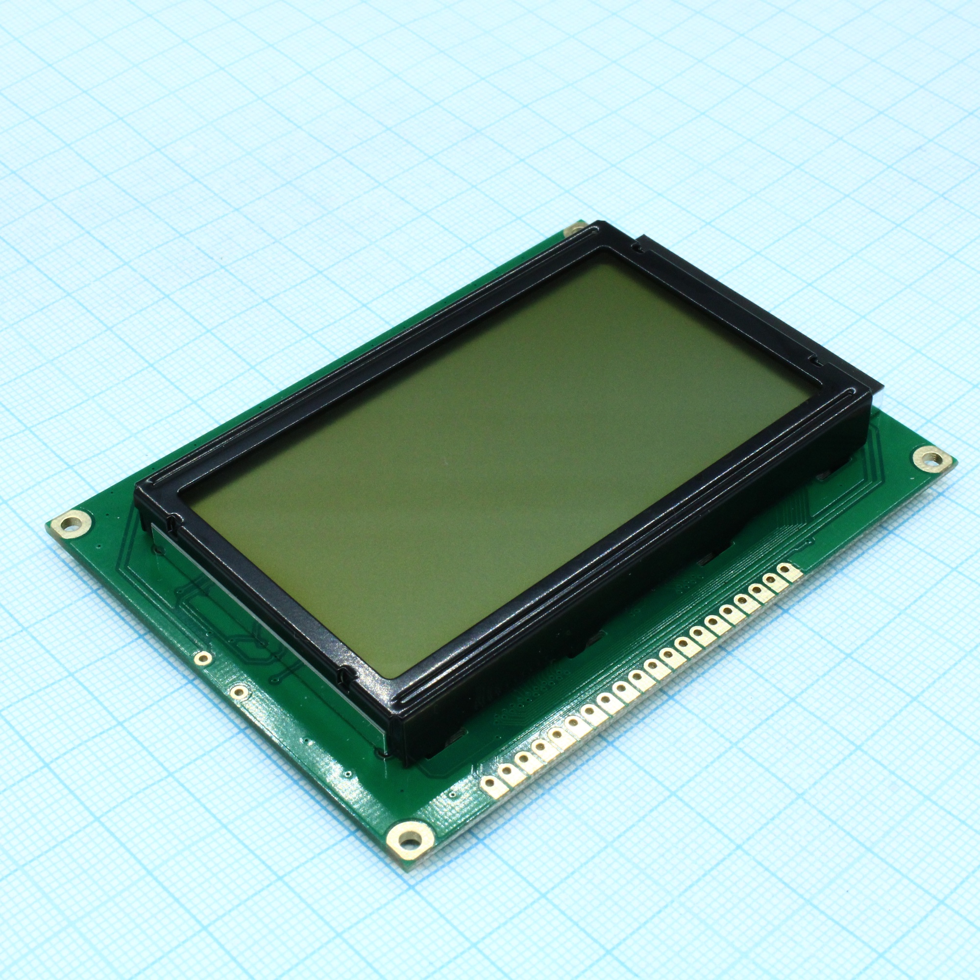 WG12864A-TFH-V#N - ЖКИ графич, 128 x 64, FSTN Positive/Transfl, подсв. LED Белая, VDD = 5V, 6 o`cl  -20...+70C