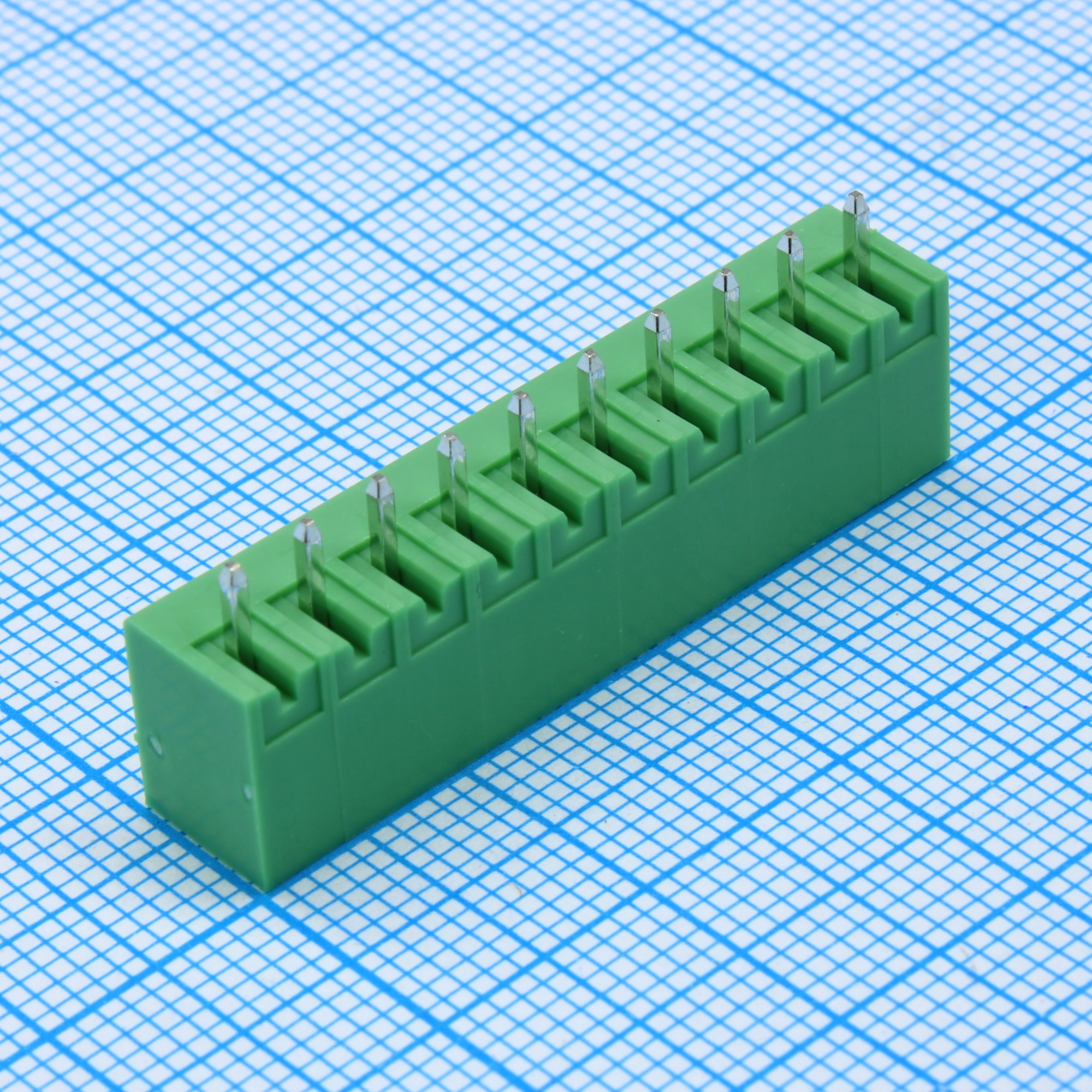 15EDGVC-3.5-10P-14-00ZH - Разъемный клеммный блок на плату, 10 контактов. Серия 15EDGVC-3.5