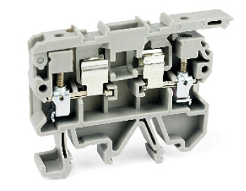 Предохранительная клемма UKJ-2.5RDEE - Предохранительная клемма, 5X25, серия EE, тип фиксации провода: винтовой, номинальное сечение: 2,5 мм кв., до 6,3A, 500V, ширина: 8 мм, цвет: серый, стандарт GB/T14048.1, тип монтажа: DIN 35