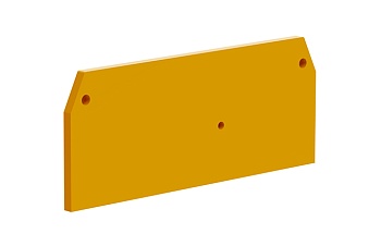 Торцевая крышка 215152 - Торцевая крышка для клемм TA1.5-1-2, цвет: оранжевый