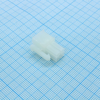 I-DS1073-02-SCT02X2 - Корпус разъема, Mini-Fit, 4 конт (2х2), гнездо на кабель, шаг 4,2мм, требуются контакты T-DS1073-02-SC600