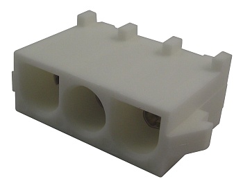 350825-1 - Соединитель провод-плата вилка 3 усиленных контакт(-ов) 6.35мм луженый прямой монтаж в отверстие пакет/коробка