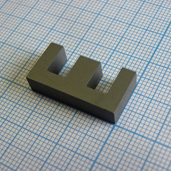 М2500НМС-1-11 Ш6*6 заз 0.7 - Сердечник ферритовый Ш-образный, с зазором 0.7мм