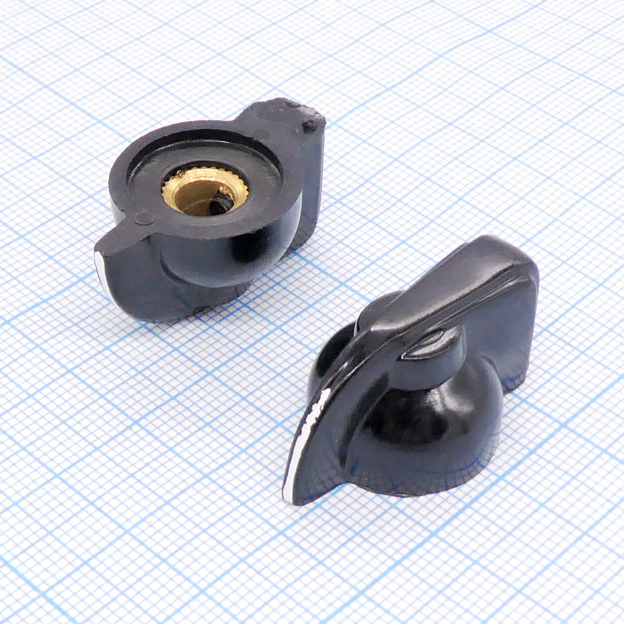 Ручка K7-1 (клювик) d=6мм - Ручка управления, на вал 6mm, клювик