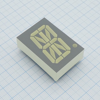 PSC12-11SURKWA - 1 разрядный индикатор 30,48мм/красный/630нм/31-63мкд/ОК