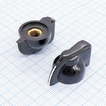 Ручка K7-1 (клювик) d=6мм - Ручка управления, на вал 6mm, клювик