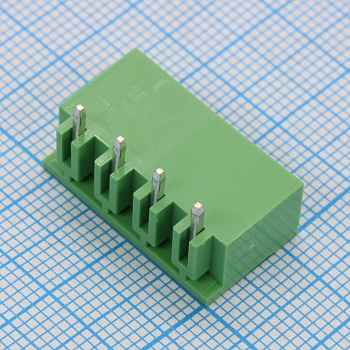 2EGTRC-5.08-04P-14-00 - Разъемный клеммный блок на плату, 4 контакта. Серия 2EGTRC-5.08