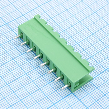 2EGTV-5.0-08P-14-100 - Разъемный клеммный блок на плату, 8 контактов. Серия 2EGTV-5.0