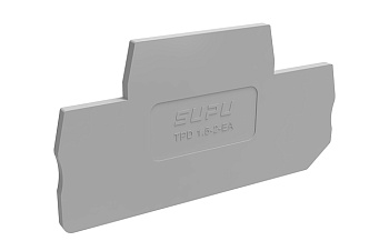 Торцевая крышка TPD1.5-2-GY-EA - Торцевая крышка для клемм TPD1.5-2-..., цвет: серый