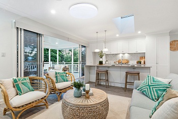 Светильник светодиодный PREMIUM MIRAGE 75Вт 230В 3000-6500К 6000лм IP40 495х105мм настенно-потолоч. управляемый с пультом ДУ КОСМОС KSMira75W