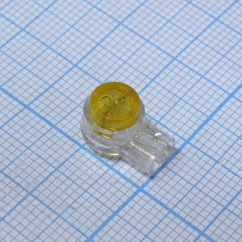 Зажим HJKT1  2044A (Скотчлок) - Для быстрого соединения проводов сечением 0,13-0,39 мм2 (диаметр 0,4-0,7 мм, диаметр изоляции 1,52 мм)