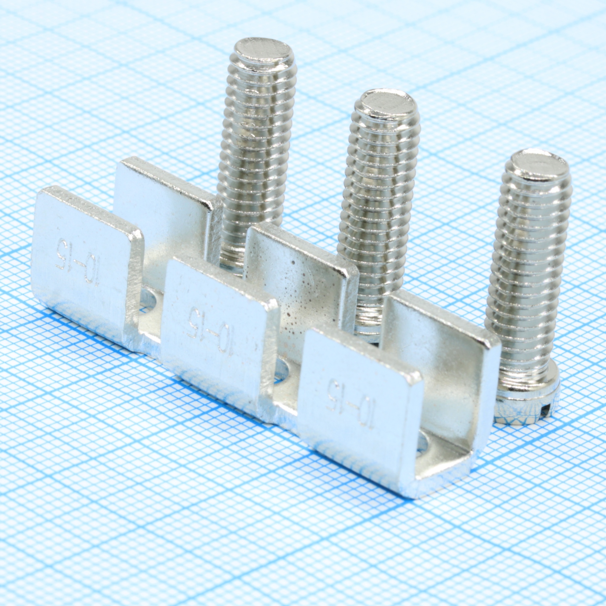 Соединительная перемычка UFBI 3-15 - Соединительная перемычка, винтовая, не изолированная, 3 полюса, для клемм: UKJ-35, UKJ-35N, UKHV-35, сталь
