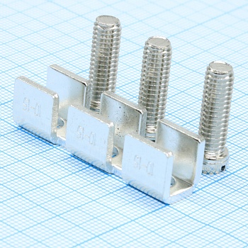 Соединительная перемычка UFBI 3-15 - Соединительная перемычка, винтовая, не изолированная, 3 полюса, для клемм: UKJ-35, UKJ-35N, UKHV-35, сталь