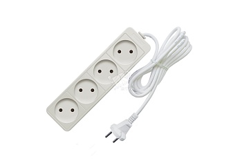 Удлинитель бытовой ТМ Союз 2200 Вт 4 гнезда ПВС 1,5м 481S-1401