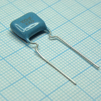 К73-17-63-0.1  10% - Конденсатор металлопленочный полиэтилентерефталатный 63В 0.1мкФ ±10%