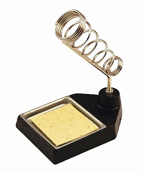 Подставка под паяльник REXANT, чугун - ниша квадратная, губка