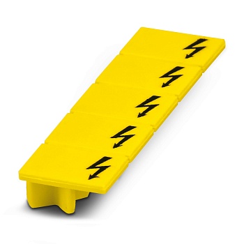 Маркировка "Безопасность" 206701 - Маркировка, знак "Молния" для клемм 206..., 5 штук, цвет желтый