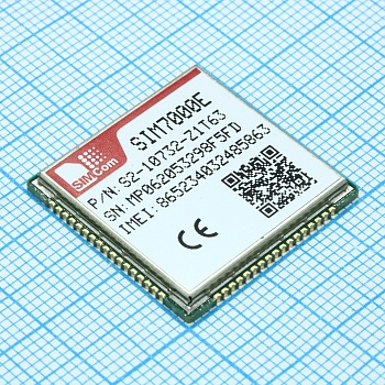 SIM7000E - Модуль стандарта NB-IoT для стационарных решений с небольшим объемом передаваемых данных