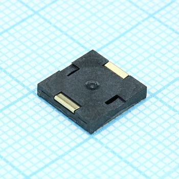PKMCS0909E4000-R1 - Пьезоизлучатель звуковой 65dB(±1.5Vo-p,4kHz,square wave,10cm) ±12.5Vo-p max  9mm*9mm*1.9mm