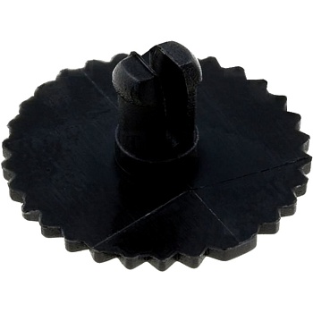CA14 14003 NEGRO - Ручка (колесо) к CA14 чёрная 16мм