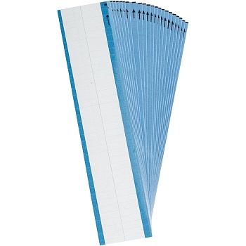 brd149367 - WO-47-PK этикетки на картах, материал В-500, матовая виниловая ткань, цвет-белый, размер 19.0х6.35мм, 1800 шт/упак.