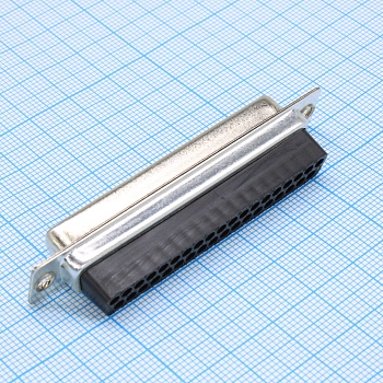 DS1036-01-37FBNSS - Разъем D-Sub (розетка) 37 контактов обжимной на кабель