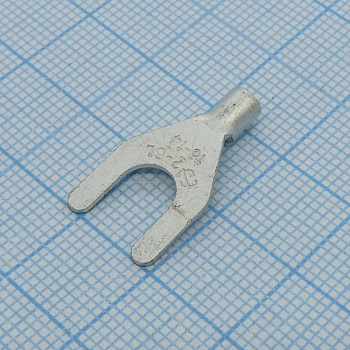 GSNB 2-6L - наконечник кабельный вилочный без изоляции d=6.5мм, сеч. пров.1.5-2.5мм2