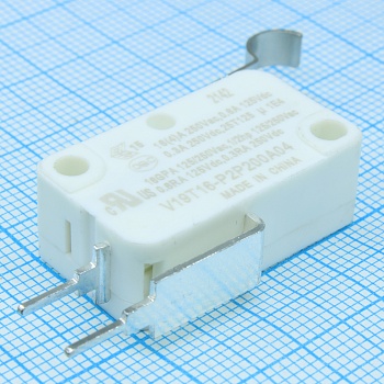 V19T16-P2P200A04 - Микропереключатель SPST-NO 250В 16А