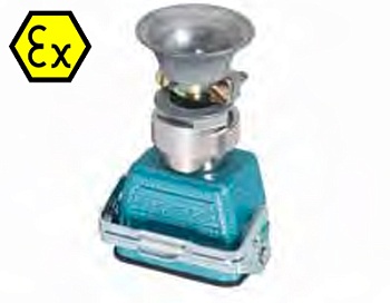 Крышка разъема Ex 99.741.3329.7 - Крышка разъема на кабель, типоразмер 6B, взрывозащищита, с уплотнителем, 1 кабельный ввод M20x1,5, с разгрузкой на изгиб, IP54, с верхним расположением, с одной защелкой, материал корпуса: цинковый сплав