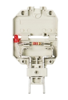 Держатель Si ST LED - Держатель предохранителя, 5x20, для клемм WK 4 TKG / WKFN 4 TKG, индикация LED 24V, цвет: серый