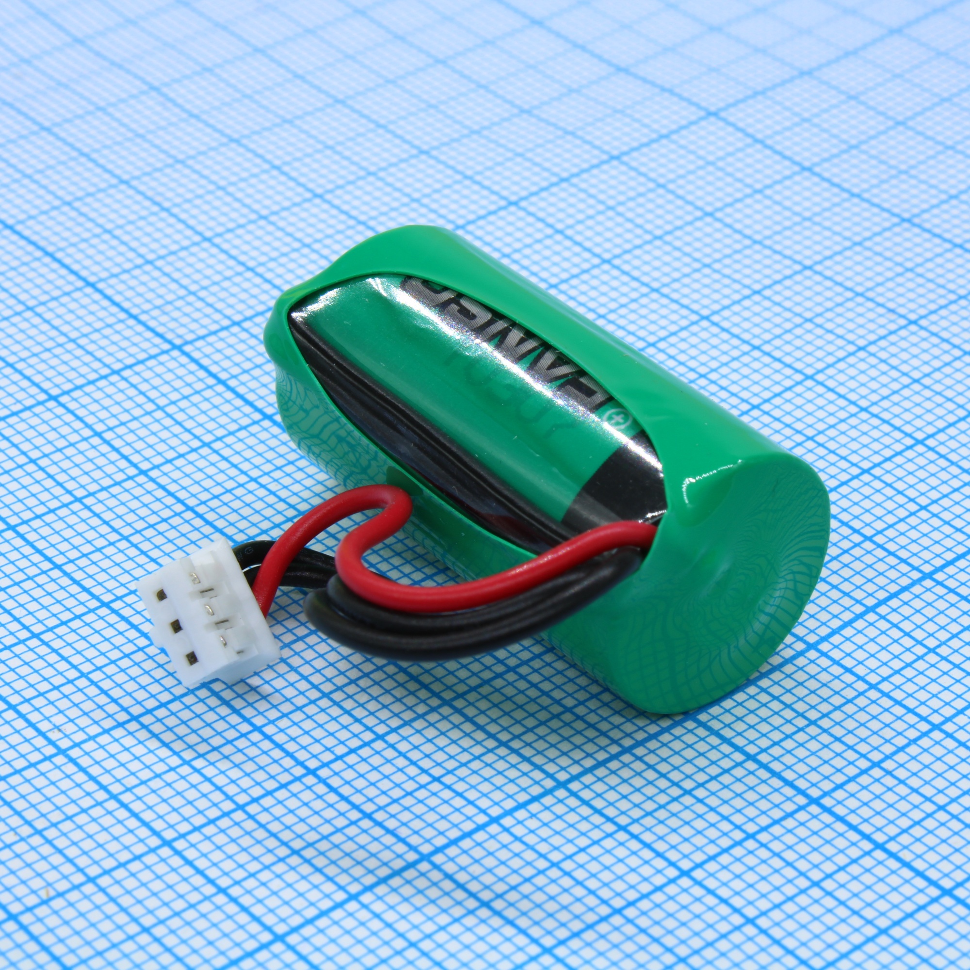 CR17335-PHR-03 - Li, MnO2 батарея типоразмера CR123 3В 1.5 Ач провода + разъём выводы -40...70 °C