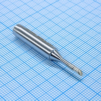 T900-2C - Жало для паяльной станции ST80/AT937/AT989/AT989D/ST8802/AT8502D скошенный под 45° круг 2.0мм