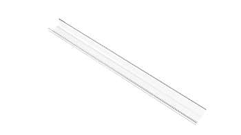 Защитный профиль 900601 - Защитный прозрачный профиль для DIN рейки, 1 метр