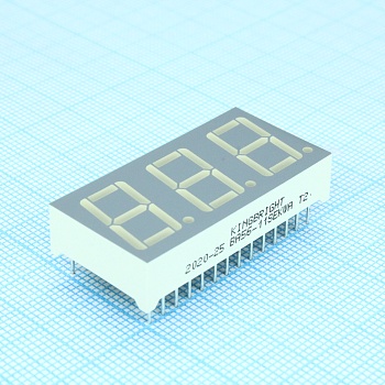 BA56-11SEKWA - 3-х разрядный индикатор/14,22мм/оранжевый/605нм/21-39мкд
