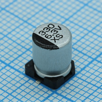 TS13C01E101MGT000R - Конденсатор электролитический стандартный 25В 100мкФ ±20%, 115мА 2000 часов, SMD 6.3х7.7мм