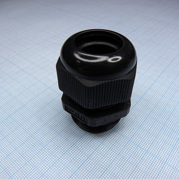 DDL-PG21P (black) - Кабель ввод, крепление на панель, гайка для крепления на панель приобретается отдельно