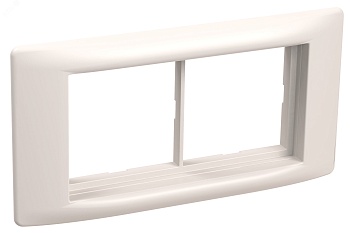 Рамка 4мод. Праймер с суппортом бел. 60мм CKK-40D-RSU4-060-K01