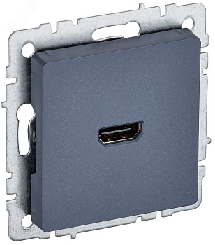 BRITE Розетка HDMI РHDMI-0-БрМ маренго BR-H10-K35