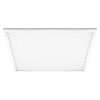 Светильник светодиодный ДВО-36w 595х595х19 6500K 3100Лм призма IP40 21085