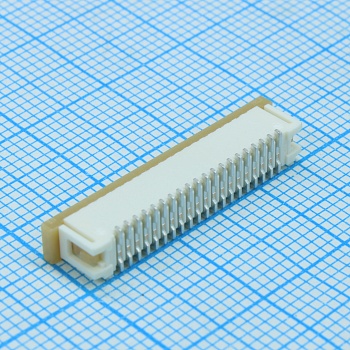 526102072 - Соединитель FPC 20 контактов шаг 1мм для поверхностного монтажа лента на катушке